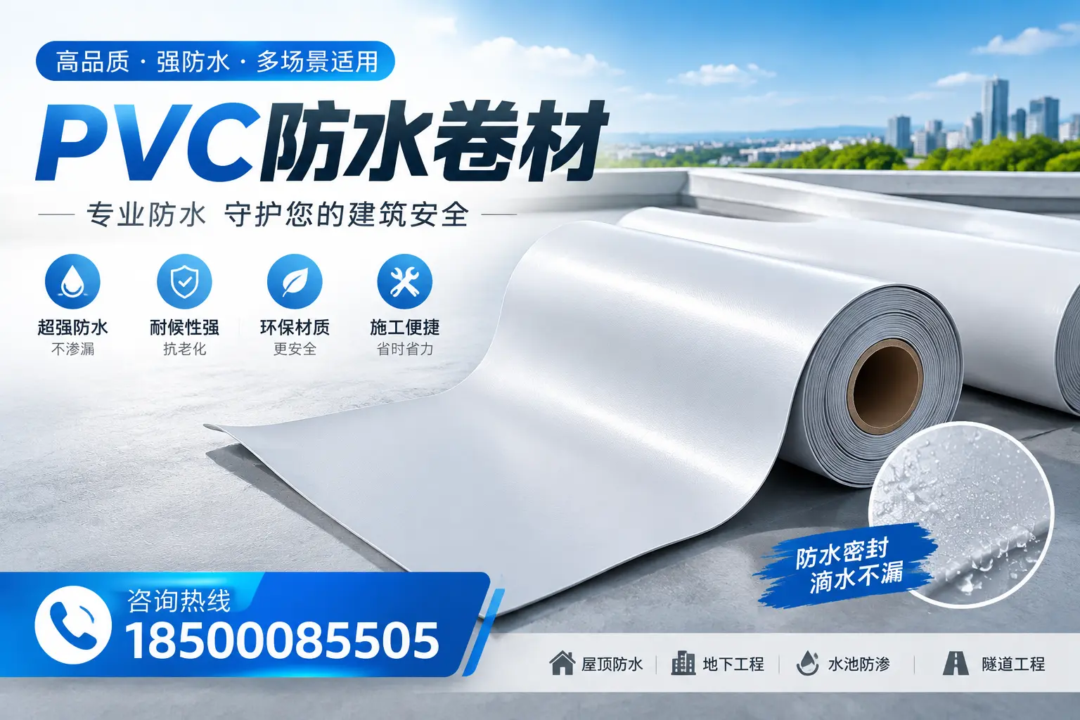 PVC防水卷材的市场竞争分析，昆明品牌选择参考